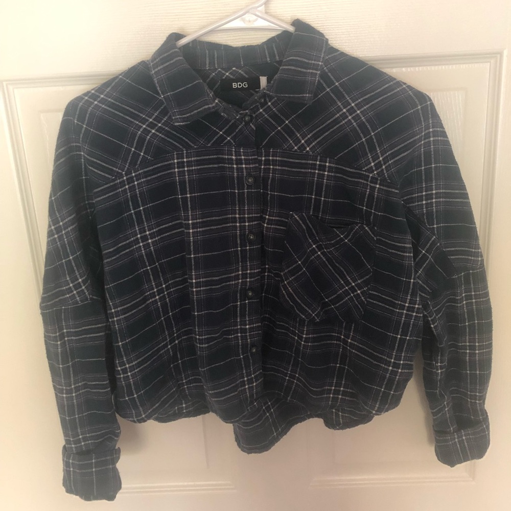 Urban Outfitters cropped flannel